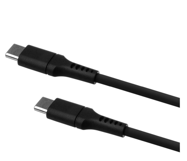 FIXED Kabel Liquid Silicone USB-C/USB-C 0,5m 60W czarny FIXDLS-CC05-BK - 1249122 - zdjęcie 3